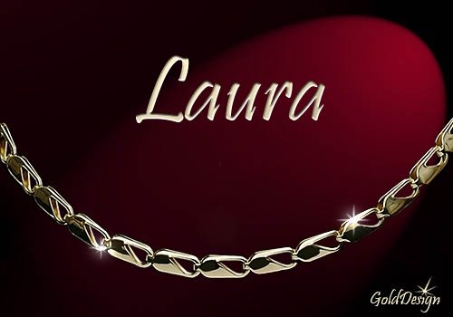 Laura - řetízek zlacený